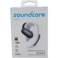 Soundcore AeroFit 2, Kabellos, Anrufe/Musik/Sport/Alltag, 85 g, Kopfhörer, Schwarz