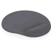 Gembird MP-GEL-GR, Grau, Monochromatisch, Handgelenkauflage