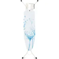 Brabantia Bügeltisch A - mit Bügeleisenhalterung - 110 x 30 cm - Cotton Flower