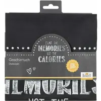 RBV Birkmann Birkmann Count The Memories Geschirrhandtuch, Geschirr Handtuch, Spülhandtuch, Trockentuch, Baumwolle, 70 cm, 700581