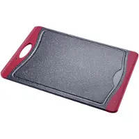 Westmark Schneidbrett 44,5 x 30 cm schwarz/rot
