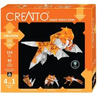 Kosmos Creatto Säbelzahntiger, 154 Stück(e), Tiere, 8 Jahr(e)