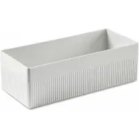 Authentics Stapelbox Kali L, Aufbewahrungsbox, ABS, Weiß, 28.5 x 12 x 9 cm, 1300378
