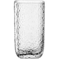 Leonardo Dekovase "MARTELLO", transparent (klar), B:10cm H:19cm T:7,8cm Ø:10cm, Glas, Vasen, Dekovase