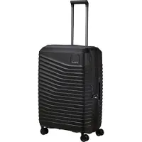 Samsonite Intuo - Spinner M, Erweiterbarer Koffer, 69 cm, 79/87 L, Schwarz (Black)