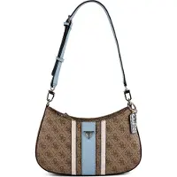 GUESS für Damen. HWBS9672180 Braune Schultertasche Noelle (OSFA), Lässig, Polyurethan