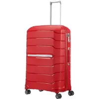 Samsonite Flux - Spinner L, Erweiterbarerer Koffer, 75 cm, 99/111 L, Rot (Red) – Größe Spinner L (75 cm - 111 L)