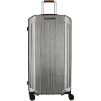 Piquadro Trolley PQ Light Frame Trunk 4 Wheels Black - Natural Tan