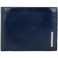 Piquadro Blue Square Men's Wallet With Coin Pocket night blue