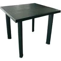 Inda Gartentisch Kunststoff Balkontisch Esstisch 80x75x72cm