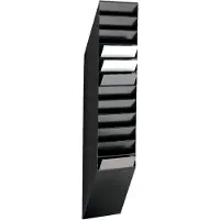 Durable Prospektspender Flexiboxx 12, 12 Spender, A4, hoch, schwarz