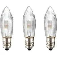 Hellum Ersatzkerzen LED 8-55V 0,5W, 3Stk E10, für 4-30 Brennstellen innen 913231