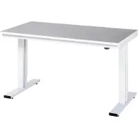 RAU Werktisch adlatus 300 elektrisch höhenverstellbar Linoleum-/Universal-Platte 1500 mm x 800 mm