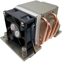 Inter-Tech A-38 Prozessor Kühler 6 cm Schwarz 1 Stück(e)