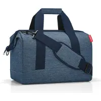 Reisenthel Allrounder M, Uni, Schultertasche, Medium, Reißverschluss, Blau, Muster
