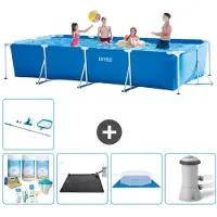 Intex Rechteckiger Frame Pool - 450x220x84 cm - 6-teilig S20843