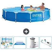 Intex Frame Pool Rund - 366x76 cm - 5-teilig S21009