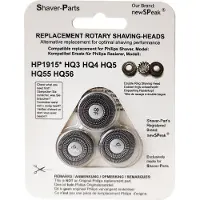 Scanpart Scherkopf für HQ3/HQ4/HQ5/HQ55 Ersatzscherkopf, Farbe:Silber