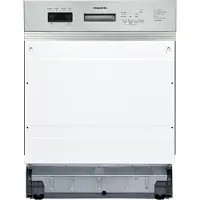Respekta Geschirrspüler Einbau Spülmaschine teilintegriert Aquastop 60 cm