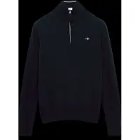 Gant Pullover Superfine Lambswool Half Zip Herren Navy-XL
