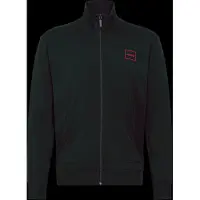 HUGO Sweatshirt "Sweatjacke Laze Zip Jacket", Herren, Gr. L, schwarz, Obermaterial: 95% Baumwolle CO. 5% Elasthan EL., Sweatshirts Sweatshirt