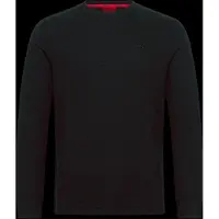 HUGO für Herren. 50532022 Austin Pyjama-Oberteil schwarz (XL), Heimtextilien, Baumwolle, Langarm