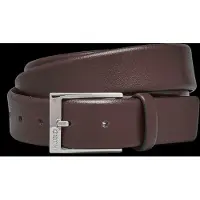 HUGO für Herren. 50541175 Brauner Volpiana-Gürtel (90 cm), Lässig, Leder
