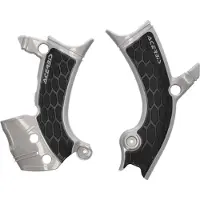 Acerbis X-Grip Rahmen Schutz Grau/Schwarz für Yamaha