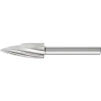 PFERD 22441616 Fræsestift HSS Spidsbue Længde 70 mm Mål, Ø 12 mm Arbejdslængde 30 mm Skaftdiameter 6 mm 1 stk.