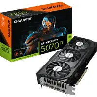 Gigabyte GeForce RTX 5070 Ti WINDFORCE OC V2 16G Grafikkarte, GeForce RTX 5070 Ti, 16 GB, GDDR7, 256 Bit, 7680 x 4320 Pixel, PCI Express 5.0