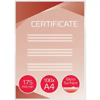GBC A4 2x175 Mikron Laminierfolien 216x303 Mm 100 Einheiten