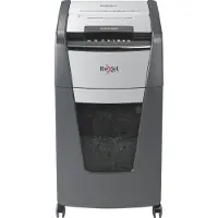 Rexel Optimum AutoFeed+ 225M Aktenvernichter P5, Vollautomatik, Mikroschnitt 2 x 15 mm, 60 l, 225 Blatt Schnittleistung, mit Rollen, schwarz