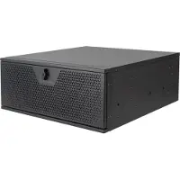 Silverstone SST-RM44, Tower, Server, Schwarz, ATX, EATX, micro ATX, Mini-ITX, SSI CEB, SSI EEB, Stahl, HDD, LAN, Leistung
