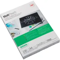 GBC Laminierfolien MattPouch, DIN A4, matt, 125 mic., 100 Stück