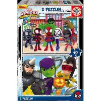 Spidey and his Amazing Friends Puzzle 2 x 20 - Spidey und seine Freunde