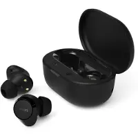 Philips TAT1300BK/00, Kabellos, 20 - 20000 Hz, Anrufe/Musik, 34 g, Kopfhörer, Schwarz