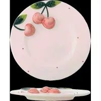 Bloomingville Berrie-Teller, rosa, 6-teiliges Set