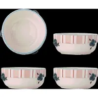 Bloomingville Trageschalen, rosa, 4er-Set