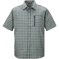 Killtec Funktionshemd "KOS 44 MN WVN SHRT", Herren, Gr. S, Normalgrößen, grau (seegrün), Obermaterial: 100% Polyester, Hemden Funktionshemd, Atmungsaktiv, schnelltrocknend, wasserabweisend