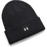 Under Armour Beanie "HALFTIME BEANIE" gerippter Acryl-Strickstoff, schweißableitend, schnell trocknend