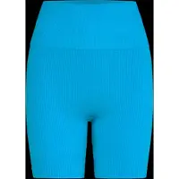 Björn Borg Leggings Studio Seamless Ribbed Shorts Damen Atomic Blue-XS