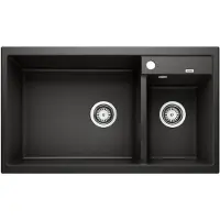 BLANCO Spüle METRA 9 860 x 500 mm schwarz 525936