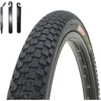 Maxxi4you 1 x Kenda K-905 BMX Fahrradreifen 58-406 (20 x 2.35) Schwarz inkl. Reifenheber