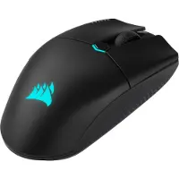 Corsair KATAR ELITE Wireless, rechts, Optisch, RF Wireless + Bluetooth + USB Type-A, 26000 DPI, Schwarz