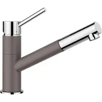 BLANCO Küchenarmatur mit Handbrause KANO-S chrom vulkangrau 527654