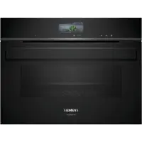 Siemens studioLine CS936GCB1 - iQ700 Dampfbackofen mit 5 Jahre Garantie, Schwarz/Edelstahl, 60 x 45 cm