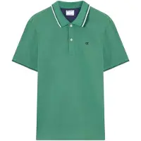 Champion Poloshirt für Herren aus Baumwoll-Piqué - Grün Grün L