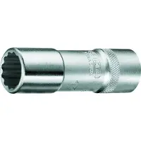 Gedore Steckschlüsseleinsatz D 19 L 1/2 Zoll 12-kant SW 19mm L.82mm