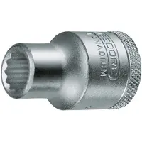 Gedore Steckschlüsseleinsatz D 19 1/2 Zoll 12-kant SW 1 Zoll