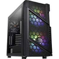 Thermaltake Commander C 31, Midi Tower, PC, Schwarz, ATX, micro ATX, Mini-ITX, SPCC, 18 cm